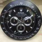 Rolex Cosmograph Daytona Wall Clock / Black Steel / Rolex Replica Wall Clock